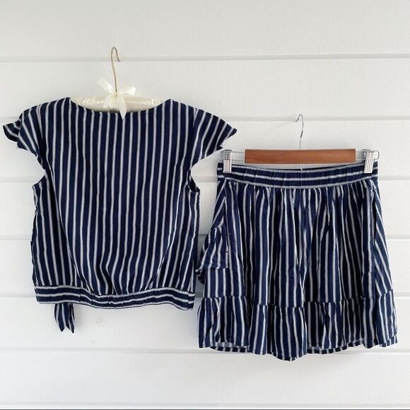 Abercrombie Kids Matching Set Striped Skirt & Top - Picture 2 of 14